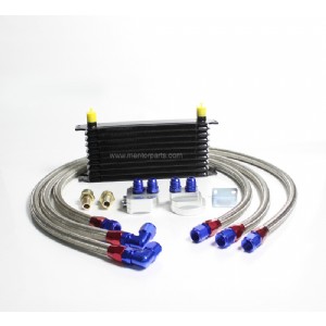 High Performance 10Rows Universal Aluminium Oil Cooler Kit for Racing