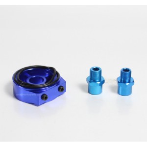 High Performance Auto Parts Oil Temp Sensor Adaptor Blue/Silver For Choice
