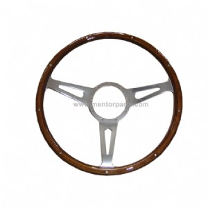 High Performance Off-Road Steering Wheel with Silver Spoke