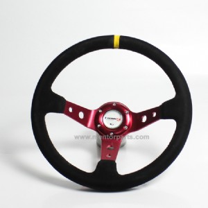 Racing Car Steering Wheel in Many Different Colors and Materials