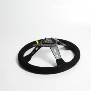 Universal Rally Steering Wheel Suede/Leather/PVC for Cars